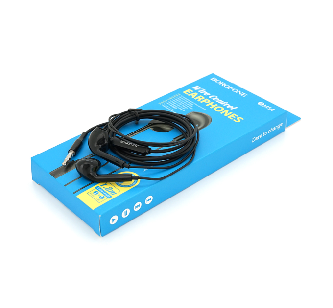 Навушники провідні BOROFONE BM54, 1,2м, Black, Box