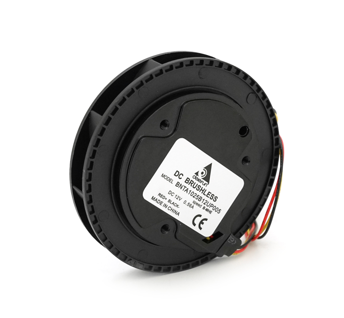 Кулер для охолодження серверних БП BNTA1025B12UP005 DC sleeve fan, 100x100x25mm, RPM 4000±10%, 12V / 0.56A, 3-pin, Black