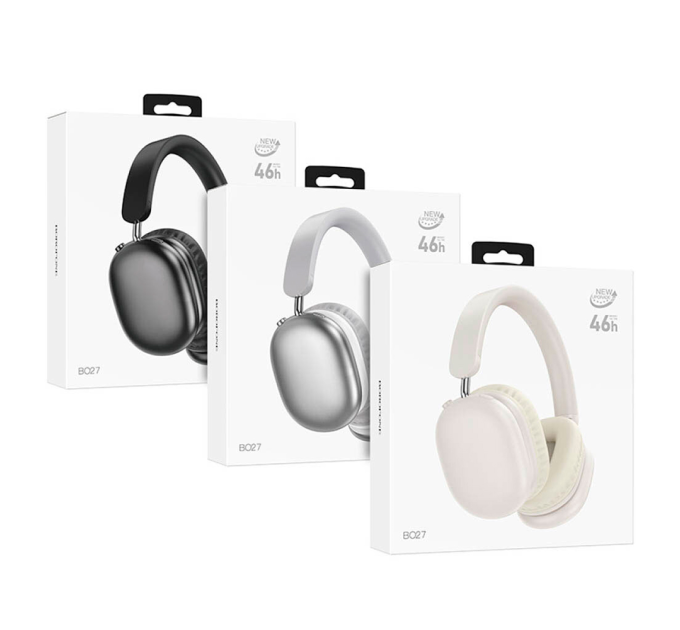 Навушники Bluetooth Borofone BO27, Silver, Box