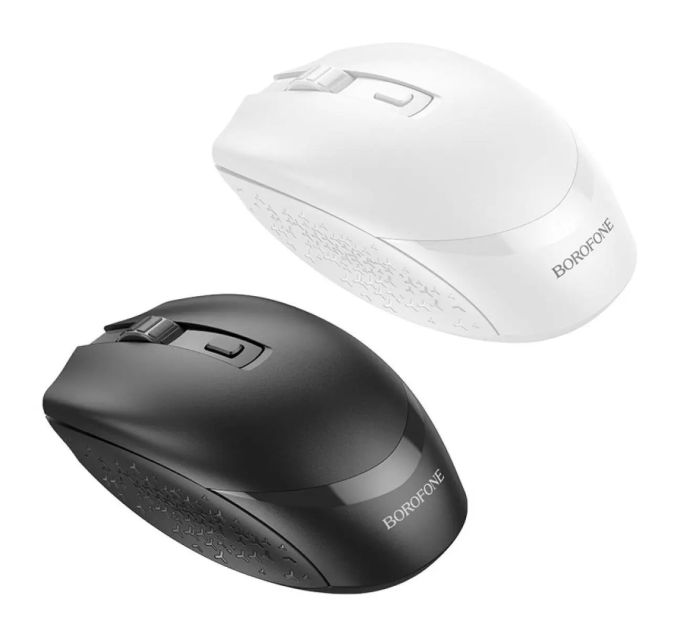 Миша бездротова BOROFONE BG7, 1600DPI, White, 2.4GHZ, Box