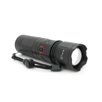Ліхтар пошуковий BP-W920 LED PM60, Zoom, 4 режими, індикація заряду, живлення від 3*18650, IP65, кабель USB, 210х100х70мм, 0,570кг, Black, BOX