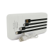 PowerBank Bix-30000mAh, Input:MicroUSB+Type-C, Output:4USB / Type-C / MicroUSB / Lightning, QC22.5W / PD20W, White