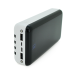 PowerBank Bix-30000mAh, Input:MicroUSB+Type-C, Output:4USB / Type-C / MicroUSB / Lightning, QC22.5W / PD20W, White