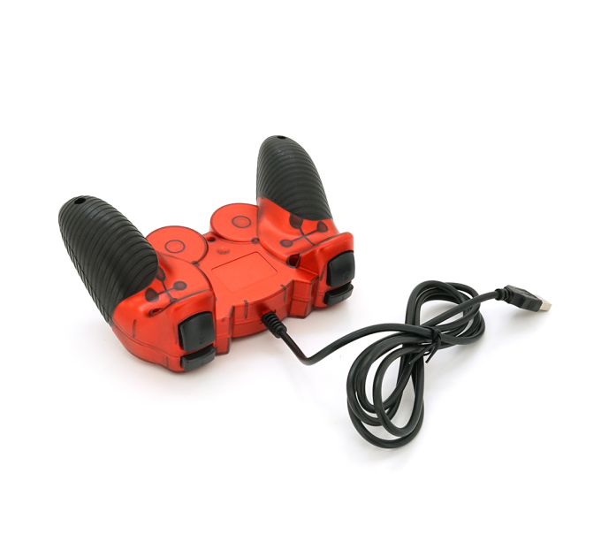 Геймпад Brazzers BR-8600 провідний для ПК, USB 2.0, Double Shock, Red, Blister