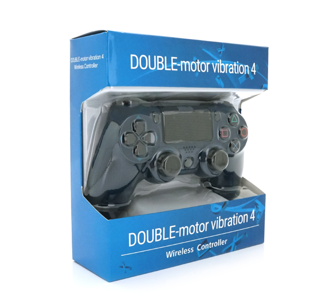 Геймпад Brazzers бездротовий для PS4 Wireless DUALSHOCK 4, роз'єм для навушників, LED light bar, Dark-Blue, 3.7V, 600mAh, Blister-box
