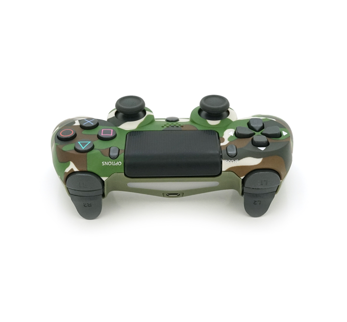 Геймпад Brazzers бездротовий для PS4 Wireless DUALSHOCK 4, роз'єм для навушників, LED light bar, Haki-Green, 3.7V, 600mAh, Blister-box