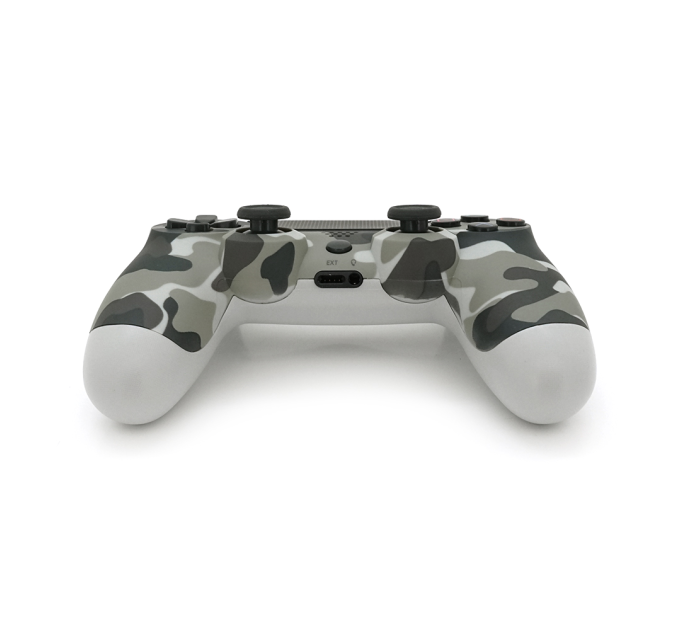Геймпад Brazzers бездротовий для PS4 Wireless DUALSHOCK 4, роз'єм для навушників, LED light bar, Haki-Silver, 3.7V, 600mAh, Blister-box
