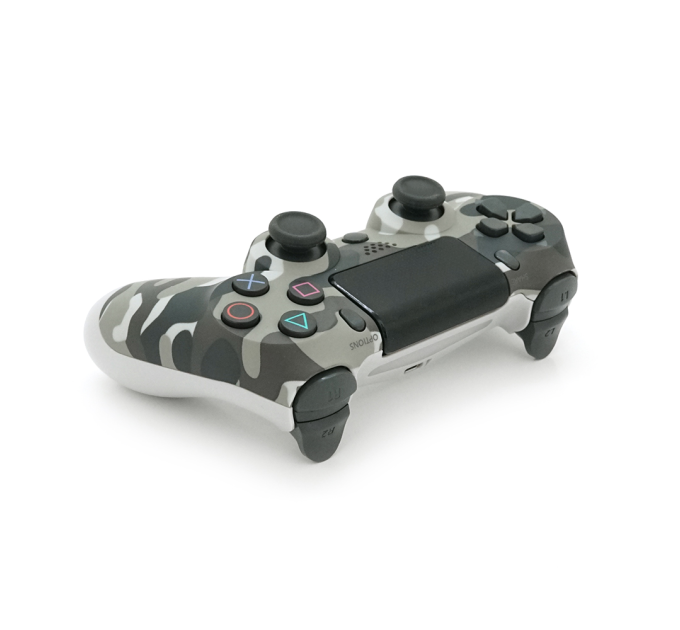 Геймпад Brazzers бездротовий для PS4 Wireless DUALSHOCK 4, роз'єм для навушників, LED light bar, Haki-Silver, 3.7V, 600mAh, Blister-box