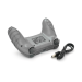Геймпад Brazzers S8-P бездротовий для PS4 Wireless DOUBLE-motor vibration 4, роз'єм для навушників, LED light bar, Silver, 3.7V, 600mAh, Blister-box