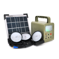 Портативний ліхтар BRAZZERS BRPF-CF42 / 5, Solar panel 5W, LiFePO4 - 42Wh, DC: 3.2V, USB:: 1x5V / 2A, 3x6W Led лампи 3м, 9W вбудований ліхтар, BOX, Q8