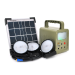 Портативний ліхтар BRAZZERS BRPF-CF42 / 5, Solar panel 5W, LiFePO4 - 42Wh, DC: 3.2V, USB:: 1x5V / 2A, 3x6W Led лампи 3м, 9W вбудований ліхтар, BOX, Q8