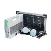 Портативний ліхтар BRAZZERS BRPF-CF80 / 18, Solar panel 18W, LiFePO4 - 80Wh, DC: 2x3.2V, USB:: 1x5V / 2A, 2x6W Led лампи 1м, 9W вбудований ліхтар, BOX, Q6