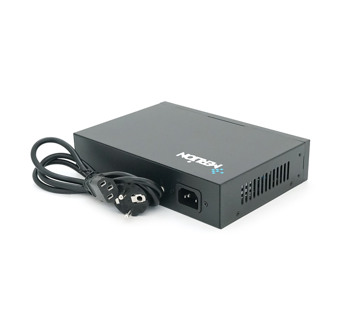 POE комутатор Merlion 8 POE 10 / 100 + 2 RJ45 10 / 100 / 1000 + вбудований блок живлення 52V 2.3A