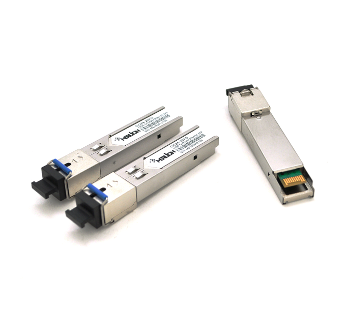 SFP модуль Merlion 1.25G 20km WDM SC підтримка DDM TX1310 / RX1550
