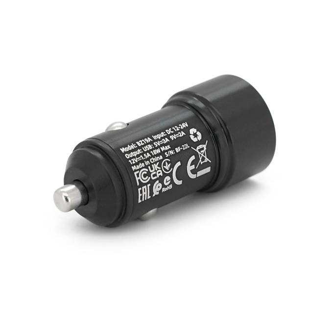 АЗУ BOROFONE BZ19A 1хUSB, 2.4A, QC3.0, Black, Box