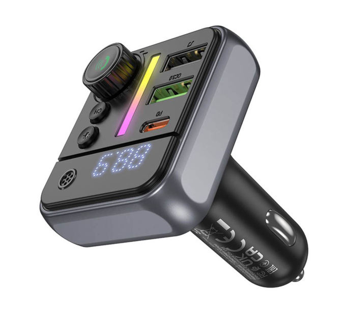 FM-модулятор Borofone BC50, Black, Box