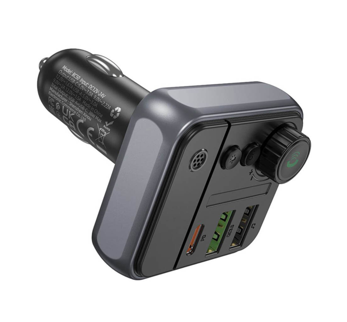 FM-модулятор Borofone BC50, Black, Box