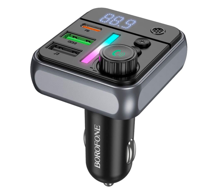 FM-модулятор Borofone BC50, Black, Box