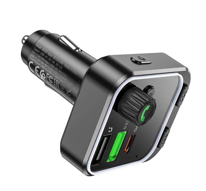 FM-модулятор Borofone BC53, Black, Box
