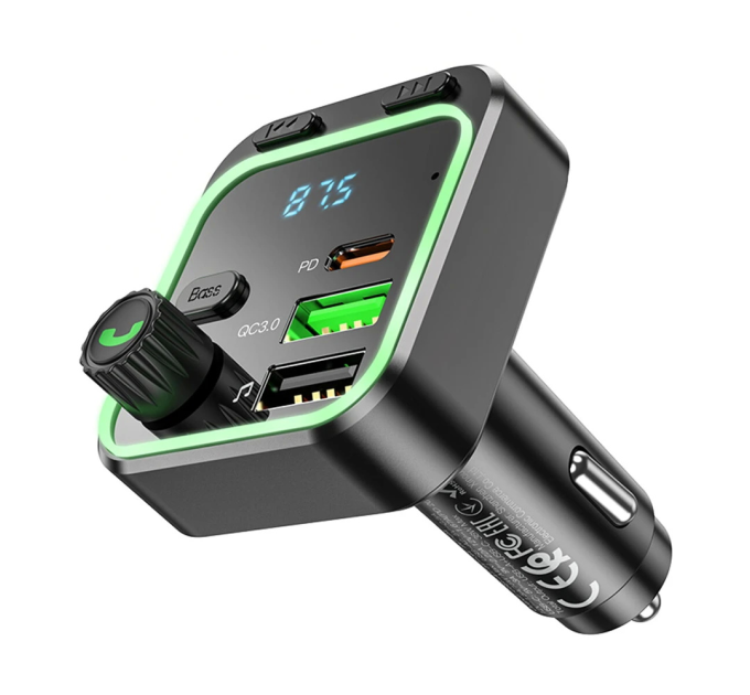 FM-модулятор Borofone BC53, Black, Box