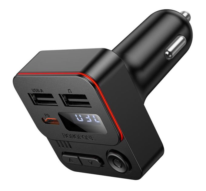 FM- модулятор Borofone BC60, Black, Box