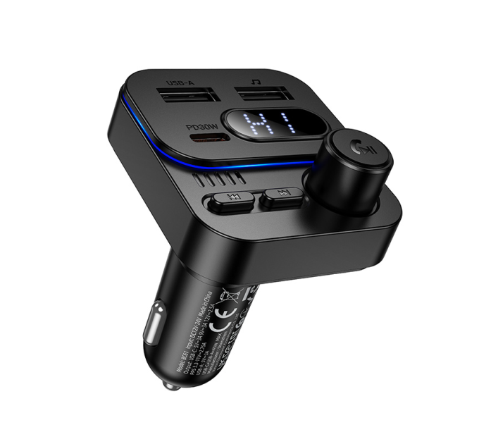 FM- модулятор Borofone BC61, Black, OEM