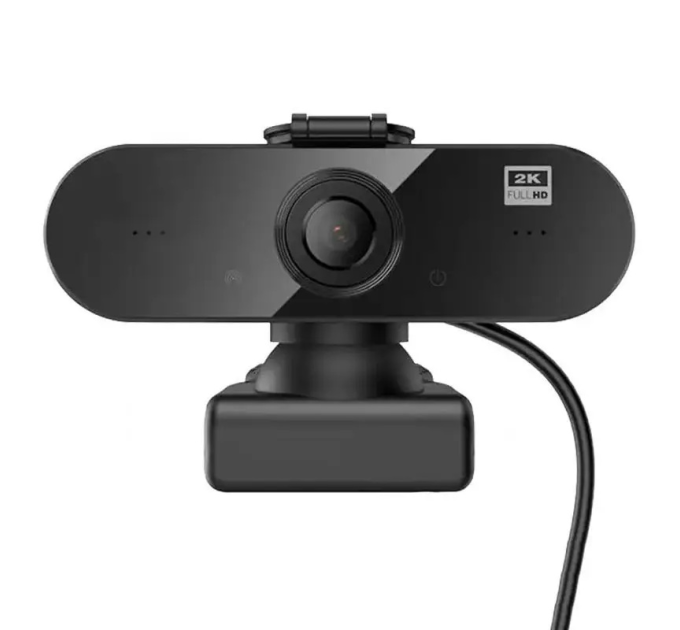 Вебкамера з гарнітурою Borofone BDI04, 1920p, пласт. корпус, Black, Q100