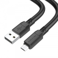 Кабель Borofone BX81, USB-Micro, 2.4A, довжина 1м, Black, BOX