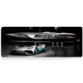 Килимок 300*700 тканинний Mercedes-AMG з боковою прошивкою, товщина 2 мм, Gray, Пакет