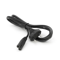 Кабель живлення 1.8m, 0.75mm, PC-184 / 2 CEE7 / 16-C7-1CM8155-1,8, 2 pin (для побутової техніки), Black, OEM Q500