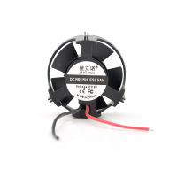 Кулер корпусний JLN3010, 30x30x10mm, 9V / 0.08A / 0.7W, 2-pin, під пайку, Black, OEM.