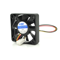 Кулер корпусний Merlion 5010, 50x50x10mm, 12V / 0.01A, RPM 1500±15%, 3-pin, Black, OEM