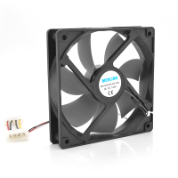 Кулер корпусний Merlion 9025, 92x92x25mm, 12V / 0.3A, RPM 1300±10%, 2-pin MOLEX, Black, OEM