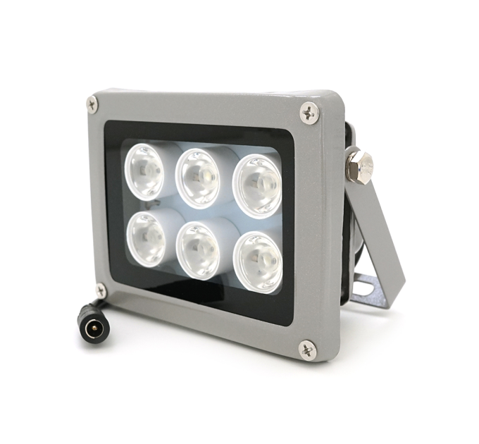 Прожектор спрямований з сутінковим датчиком YOSO 12V 8W, 6LED, IP66, кут огляду 60 °,робоча відстань до 30м, 113*84*86мм, BOX