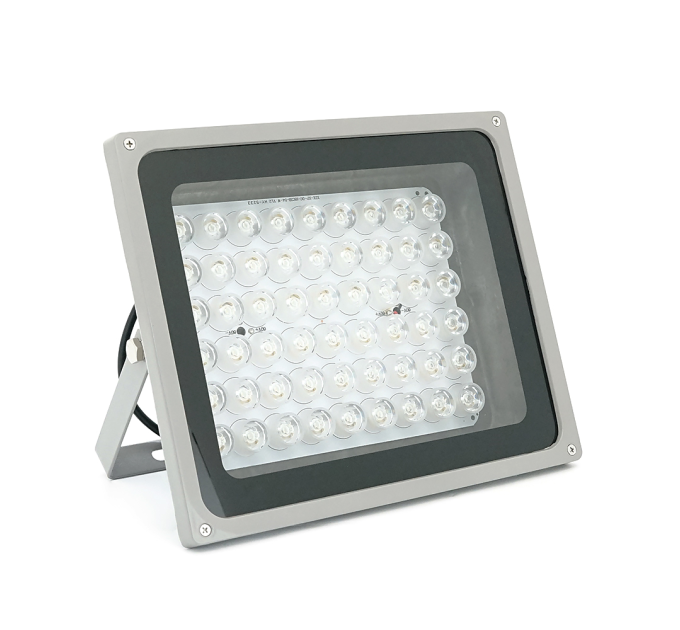 Прожектор спрямований із сутінковим датчиком YOSO 220V 50W, 50LED, IP66, кут огляду 120°, дальність до 150м, 280*230*130мм, BOX
