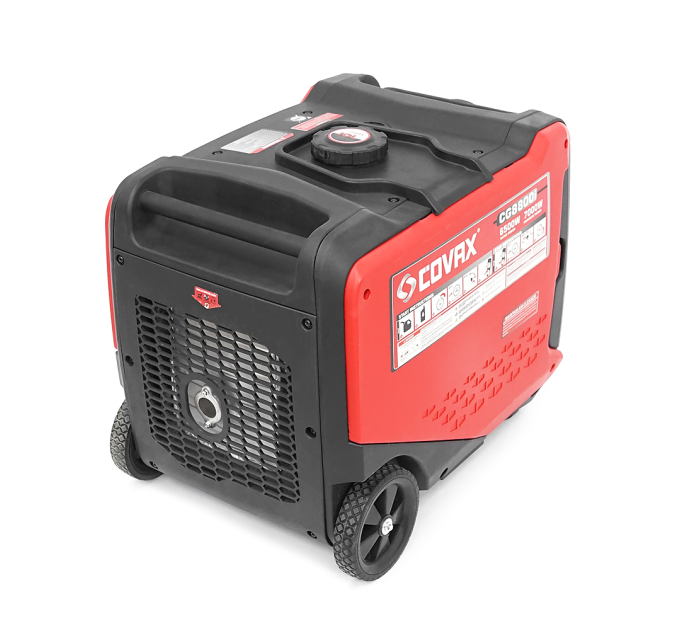 Генератор інверторний бензин COVAX CG8800i, 7.0kW, однофазний 220V, 50Hz, electrik starter, KM172Fi 4-stroke, бак 10L, 610х470х545mm, 45kg