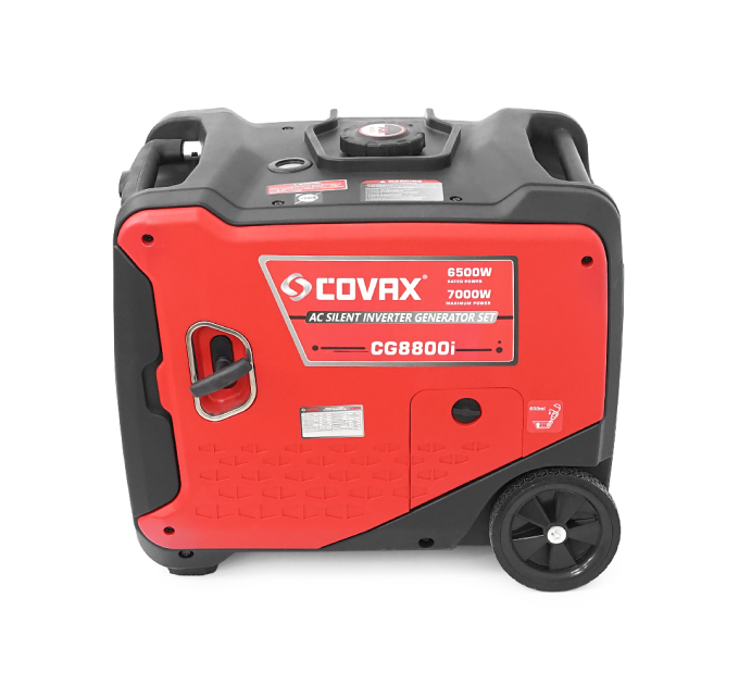 Генератор інверторний бензин COVAX CG8800i, 7.0kW, однофазний 220V, 50Hz, electrik starter, KM172Fi 4-stroke, бак 10L, 610х470х545mm, 45kg