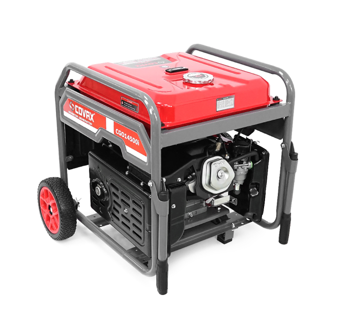 Генератор інверторний COVAX CGO14500i, 9.5kW, бензин, однофазний 220V, 50Hz, electrik starter, 4-stroke, бак 25L, 633х550x605mm, 70kg