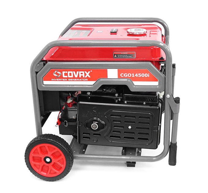 Генератор інверторний COVAX CGO14500i, 9.5kW, бензин, однофазний 220V, 50Hz, electrik starter, 4-stroke, бак 25L, 633х550x605mm, 70kg