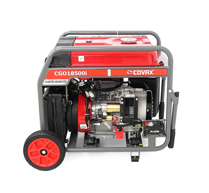 Генератор інверторний COVAX CGO18500i, 11kW, бензин, однофазний 220V, 50Hz, electrik starter, 4-stroke, бак 33L, 720х518х607mm, 76kg