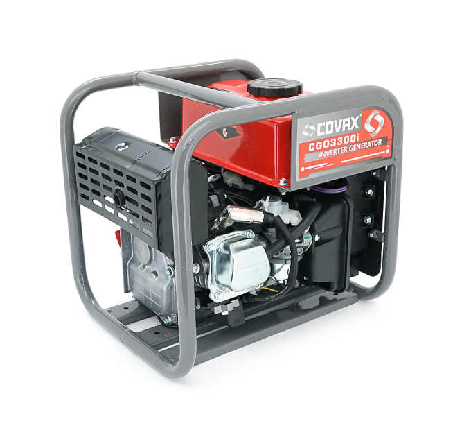 Генератор інверторний бензин COVAX CGO3300i, 1.5kW, однофазний 220V, 50Hz, 4-stroke, бак 2.3L, 341х285х315mm, 10kg