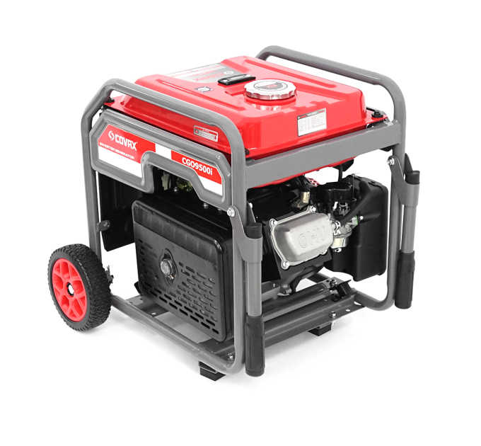 Генератор інверторний COVAX CGO9500i, 7.5kW, бензин, однофазний 220V, 50Hz, electrik starter, 4-stroke, бак 15L, 500х422x515mm, 38kg