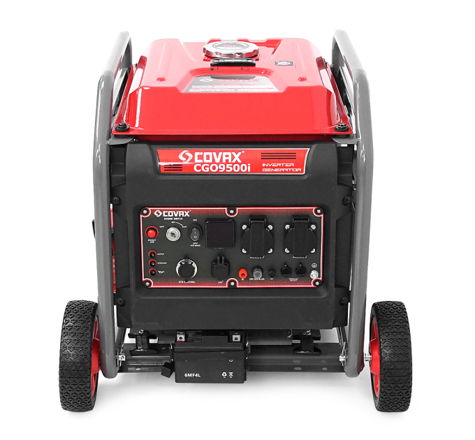 Генератор інверторний COVAX CGO9500i, 7.5kW, бензин, однофазний 220V, 50Hz, electrik starter, 4-stroke, бак 15L, 500х422x515mm, 38kg