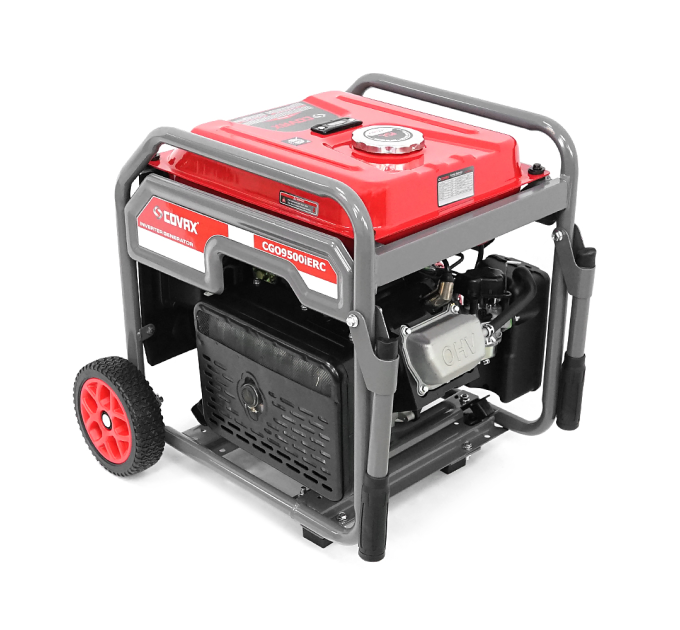 Генератор інверторний COVAX CGO9500iERC, 7.5kW, бензин, однофазний 220V, 50Hz, electrik starter, 4-stroke, бак 15L, 500х422x515mm, 38kg
