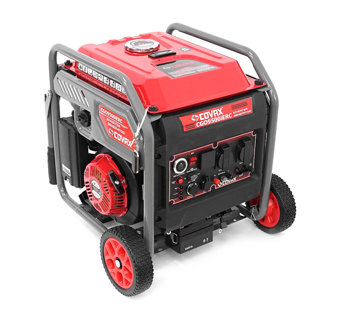 Генератор інверторний COVAX CGO9500iERC, 7.5kW, бензин, однофазний 220V, 50Hz, electrik starter, 4-stroke, бак 15L, 500х422x515mm, 38kg