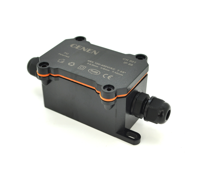 Водонепроникна коробка CN801 PG7 (3-6.5mm), 1-4 контакти, 70 х 40 х 40 мм, IP68