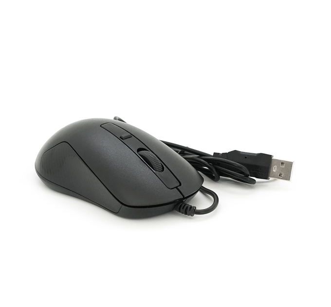 Миша провідна JEDEL CP101, 800 / 1200 / 1600DPI, кабель 1,35 м. 125x66x35 мм. 97 гр. Black. Box