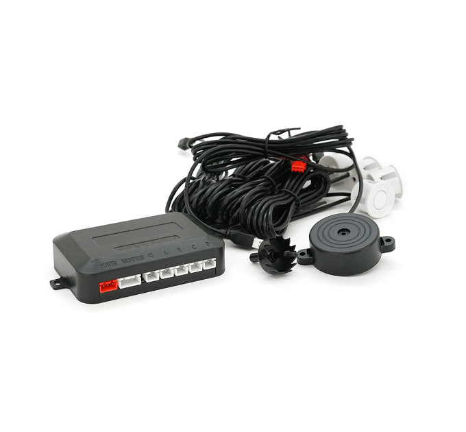 Parking sensors with 4 sensors, White