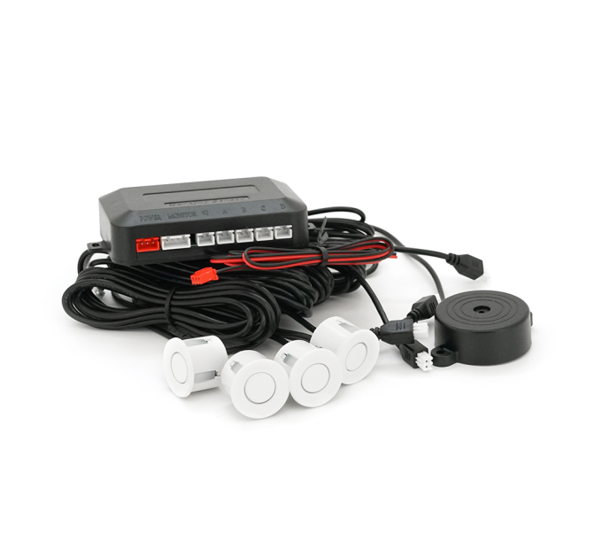 Parking sensors with 4 sensors, White