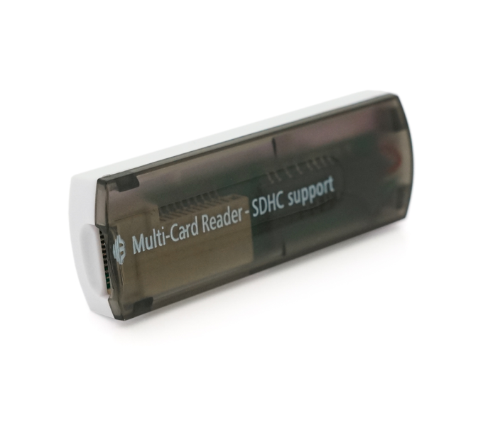 Кардрідер універсальний 4в1 MERLION CRD-7BL TF / Micro SD, USB2.0, Black, OEM Q50